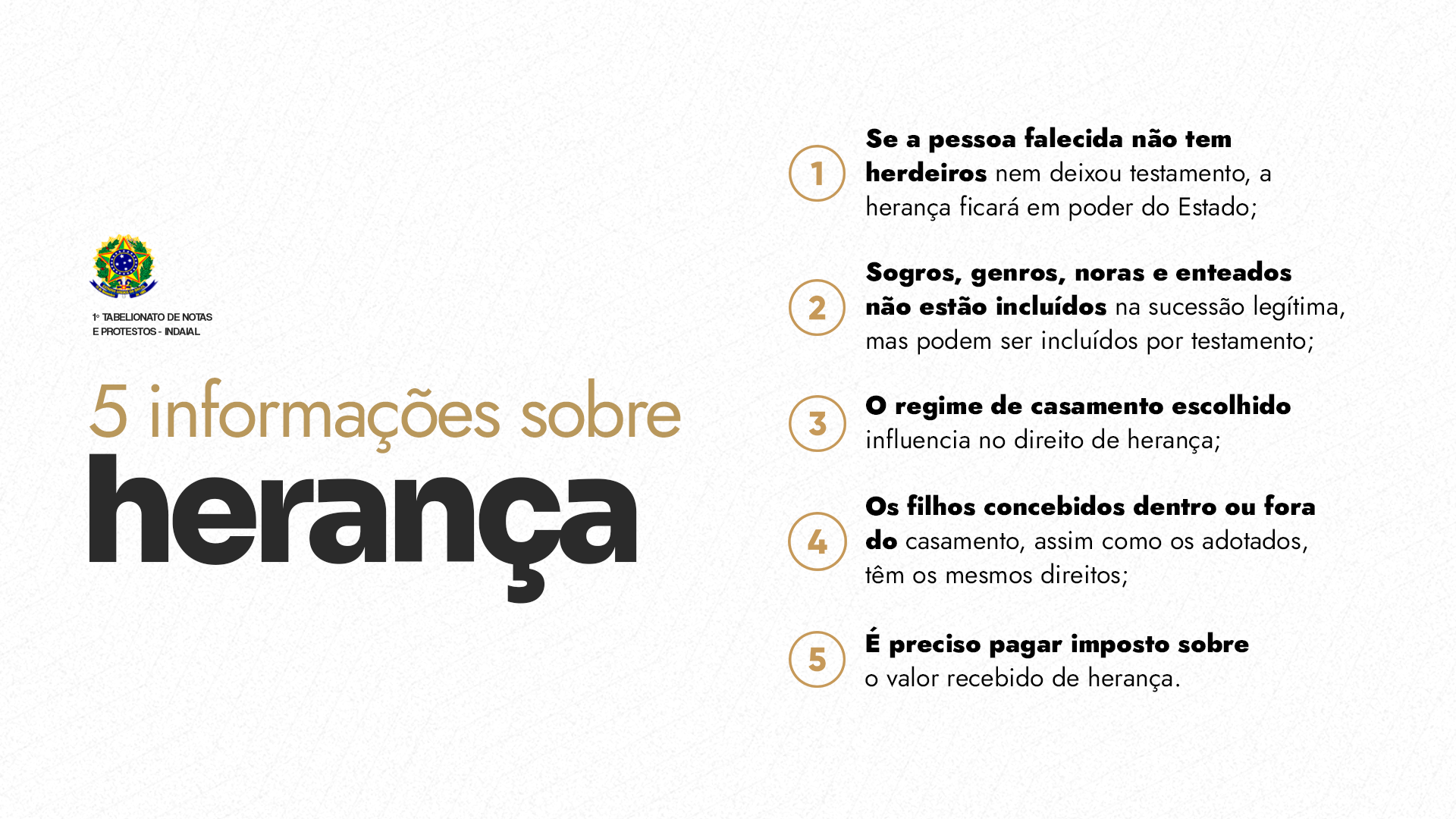 5 informações que você precisa saber sobre herança
