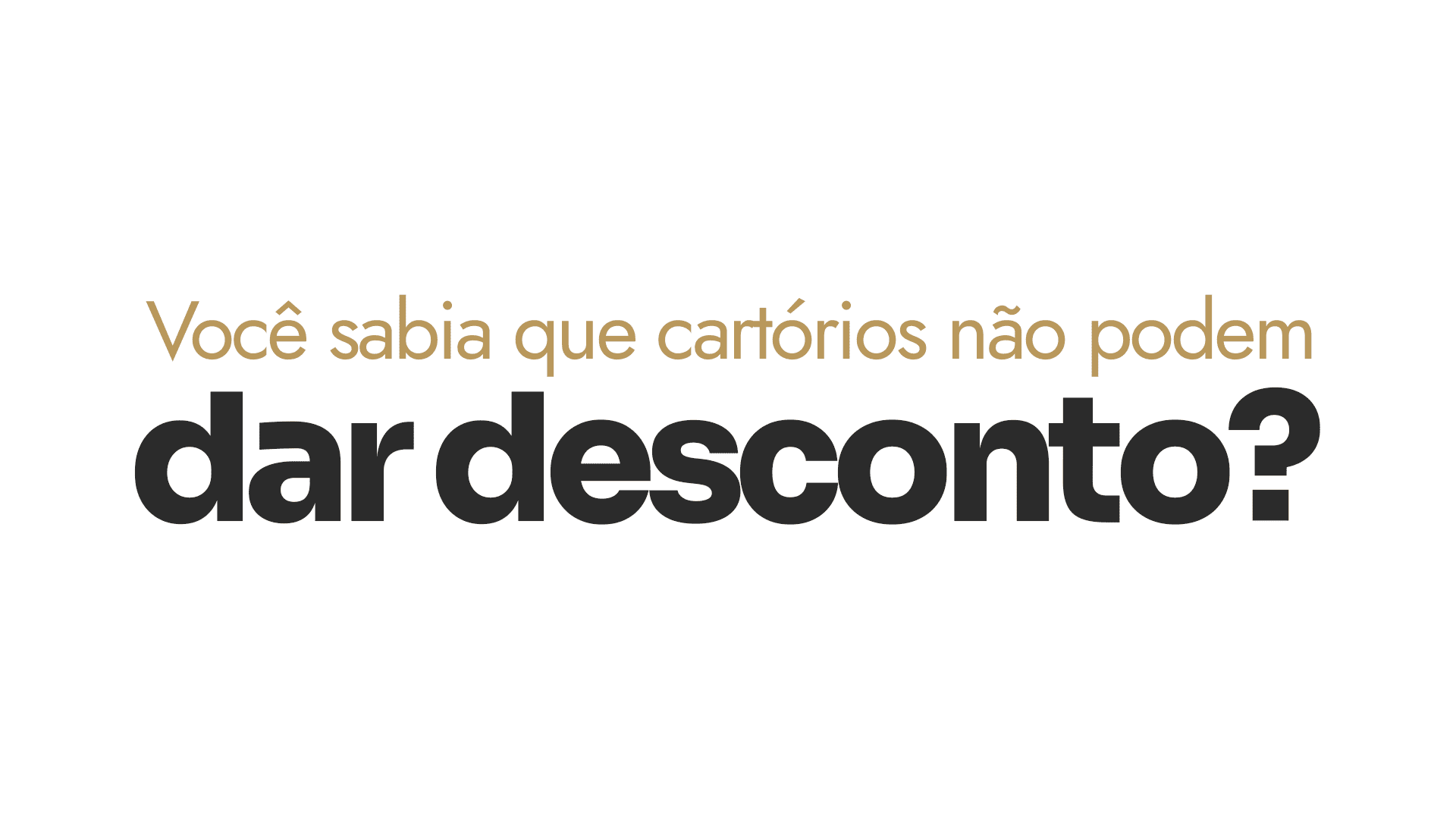 No momento, você está visualizando Você sabia que cartórios não podem dar descontos?